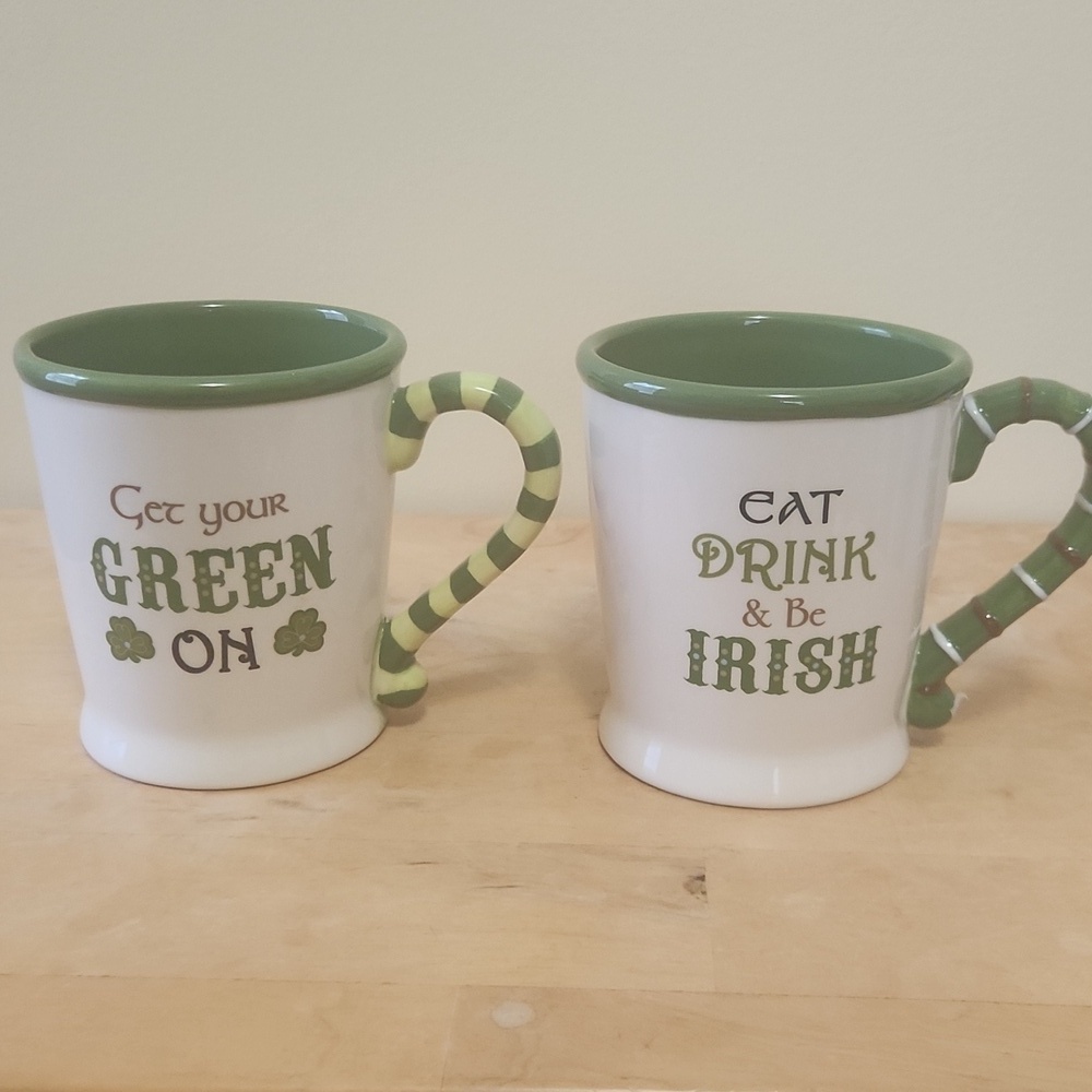 NWT Irish St. Patrick's Mug Set from Grassland Road